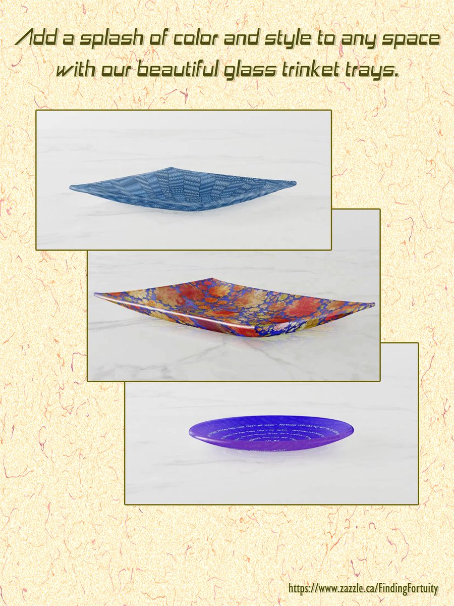 Lesislie's tweet image. Dive into the mesmerizing details of Leslie Montgomery&apos;s art at &apos;Finding Fortuity&apos;. Shop our trinket trays and more on Zazzle!&quot;
zazzle.com/store/findingf…
#ZazzleStore #ZazzleDesigner #ZazzleShop #ZazzleCreatives #UniqueGifts #ShopOnline #CreativeDesigns #GiftIdeas