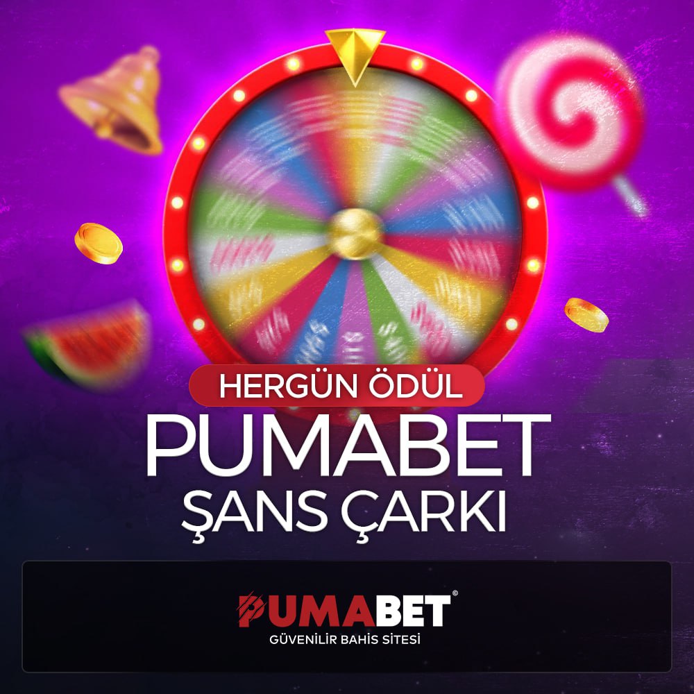 📢ŞANSINIZ PUMABET'TE DÖNSÜN!

🎁Pumabet'e tek seferde yapacağınız 500 TL ve üzeri yatırımlarınıza Şans Çarkı kodu alabilir, birbirinden değerli hediyelerin sahibi olabilirsiniz! 

🎉Hemen yatırımınızı yapın, kodunuzu alın, şansınız Pumabet'te dönsün!