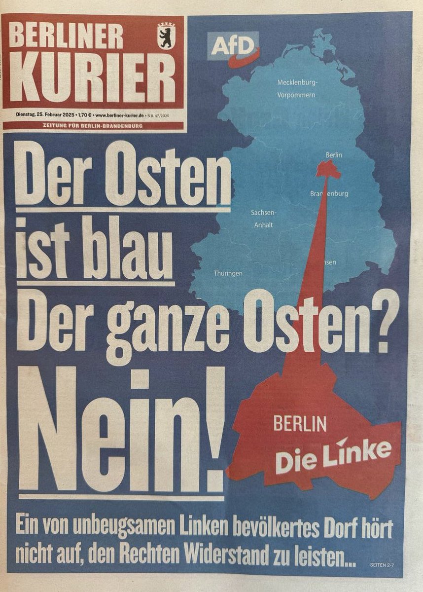 Bello il paragone tra Berlino e il villaggio di Asterix #GermanElections