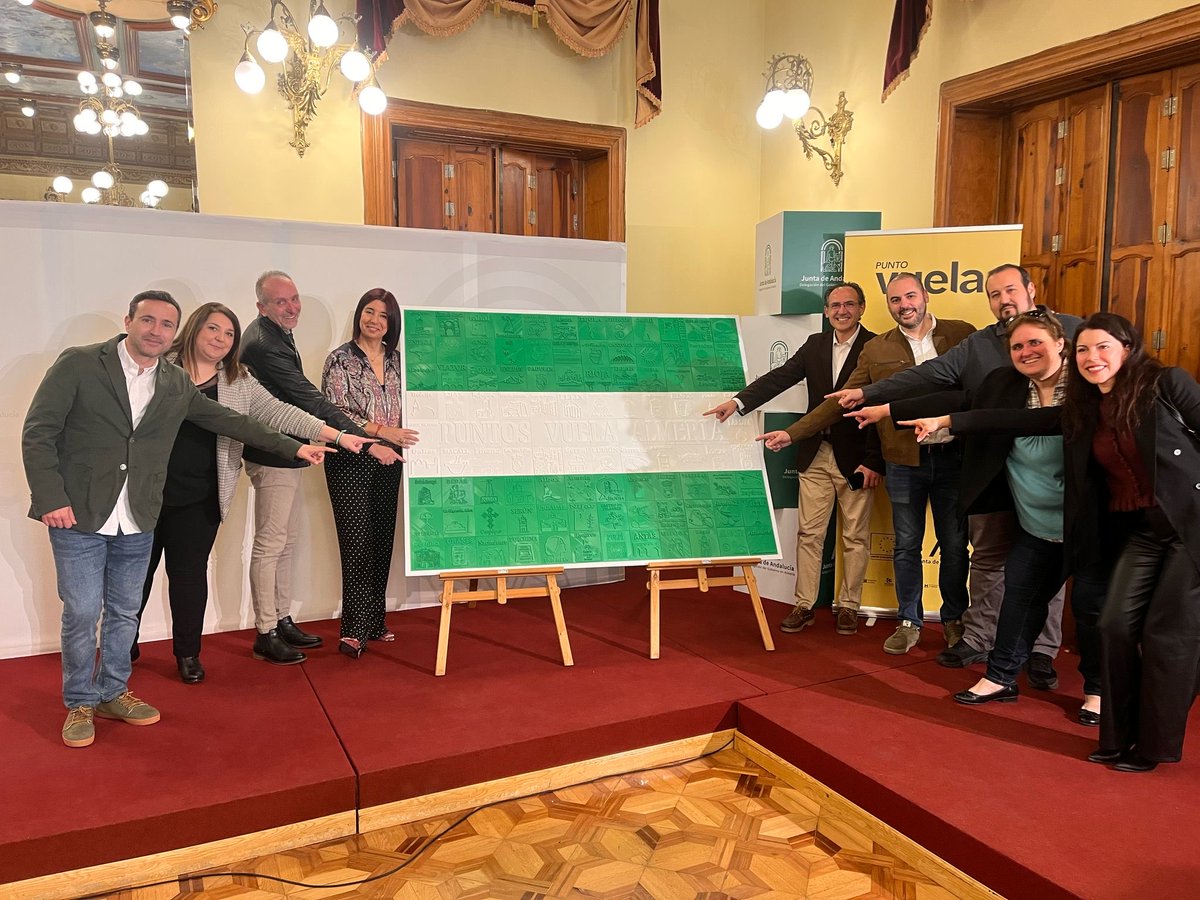 Gracias a los 98  ⁦<a href="/PuntosVuela/">Puntos Vuela</a>⁩ #Almeria afortunada de  formar parte de este  equipo ! Gran trabajo! ⁦<a href="/AlmeriaJunta/">AlmeríaJunta</a>⁩ ⁦<a href="/dipalme_almeria/">Diputación Almería</a>⁩ ⁦<a href="/juanluiscruz_/">Juan Luis Cruz</a>⁩ ⁦<a href="/aranchamartinpp/">Aránzazu Martín Moya</a>⁩ ⁦<a href="/antoniosanz/">Antonio Sanz Cabello</a>⁩ ⁦<a href="/AgenciaDigAnd/">Agencia Digital de Andalucía</a>⁩ #28F