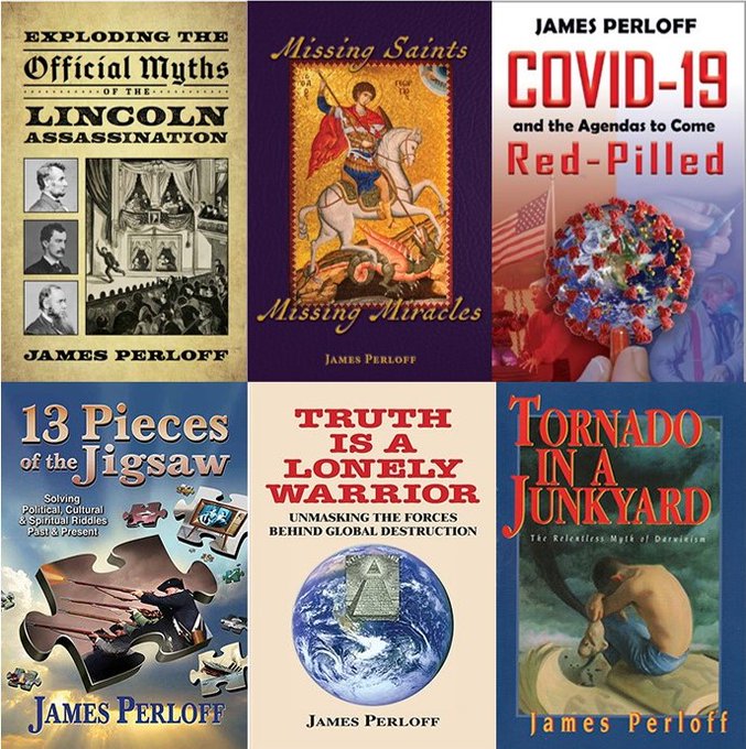 jamesperloff2's tweet image. My books: NEW (July 2024): Exploding the Official Myths of the Lincoln Assassination. Sold at amazon.com/dp/0966816064?…… 
Previous books:
The Shadows of Power (1988). History of the Council on Foreign Relations. Now overpriced on Amazon. Cheapest at publisher.…