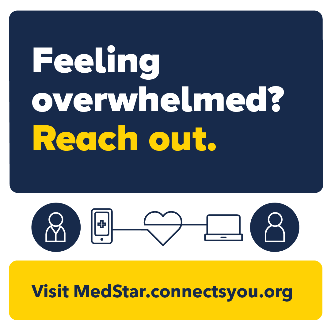 In these uncertain times, we’d like to remind you that MedStar Health offers resources for your general well-being and provides support to meet the emotional health needs of our GME community.

Visit medstargme.news/wellbeing for resources.

#MedStarHealthGME #mentalhealthmatters