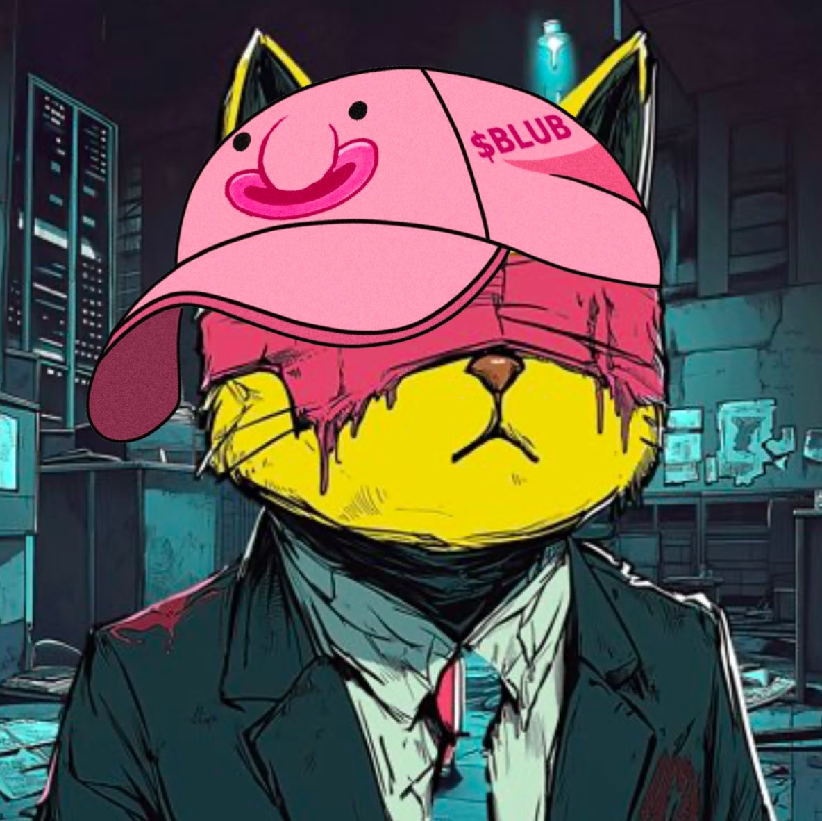 Who else is wearing the hat and pending