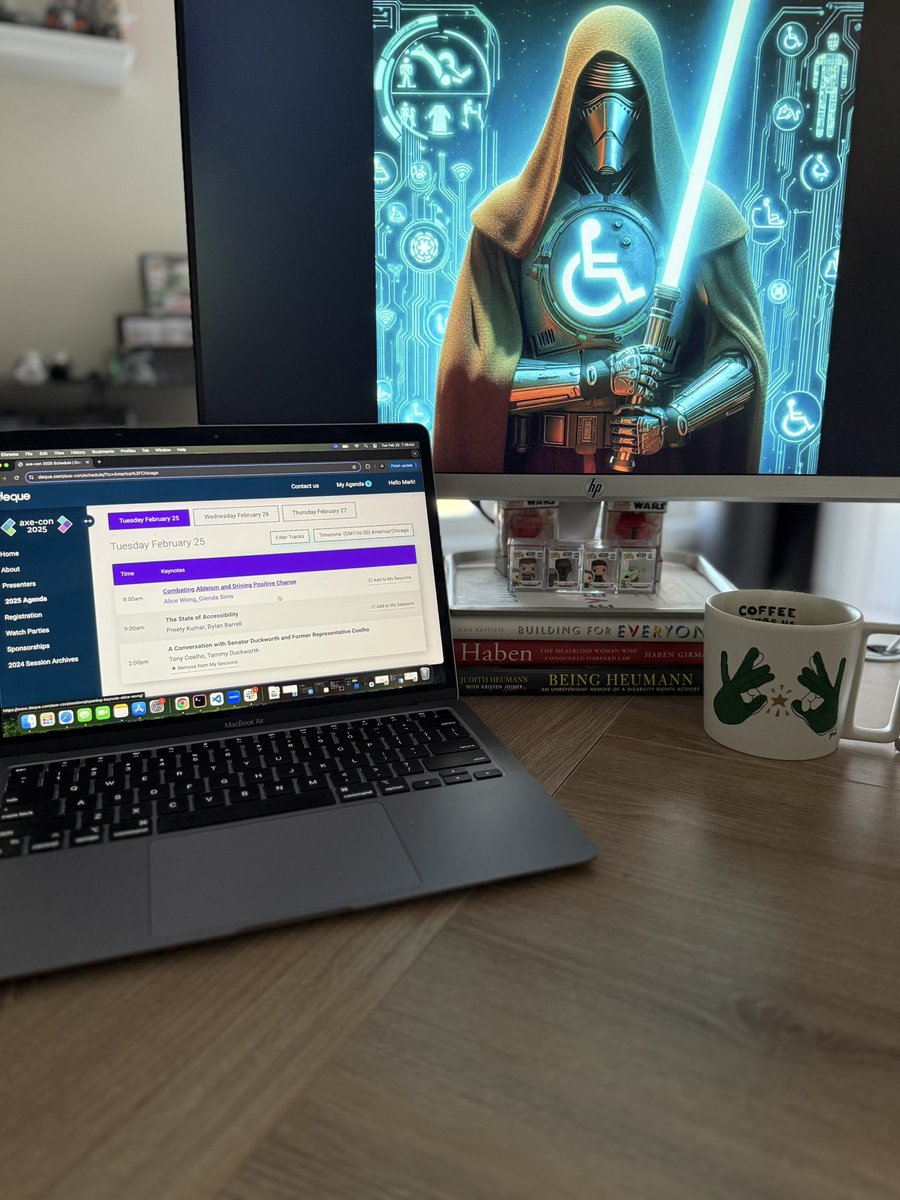 Steady5063's tweet image. #Acessibility conference season begins today with axe con! Got my coffee and my note app taker ready to roll!!! I love learning from all you dope #A11y folks, gunna be a fun week at #Axecon!!