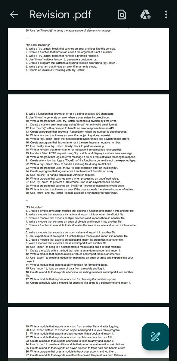 sheCodezArt's tweet image. Day 33, #60DaysJavaScript
I have immersed myself into an extensive list of JavaScript exercises for a thorough revision as I study the theory without skipping lines!
#JavaScript #CodingJourney #codingcommunity #CONNECT #developers #LearnInPublic #LetsConnect