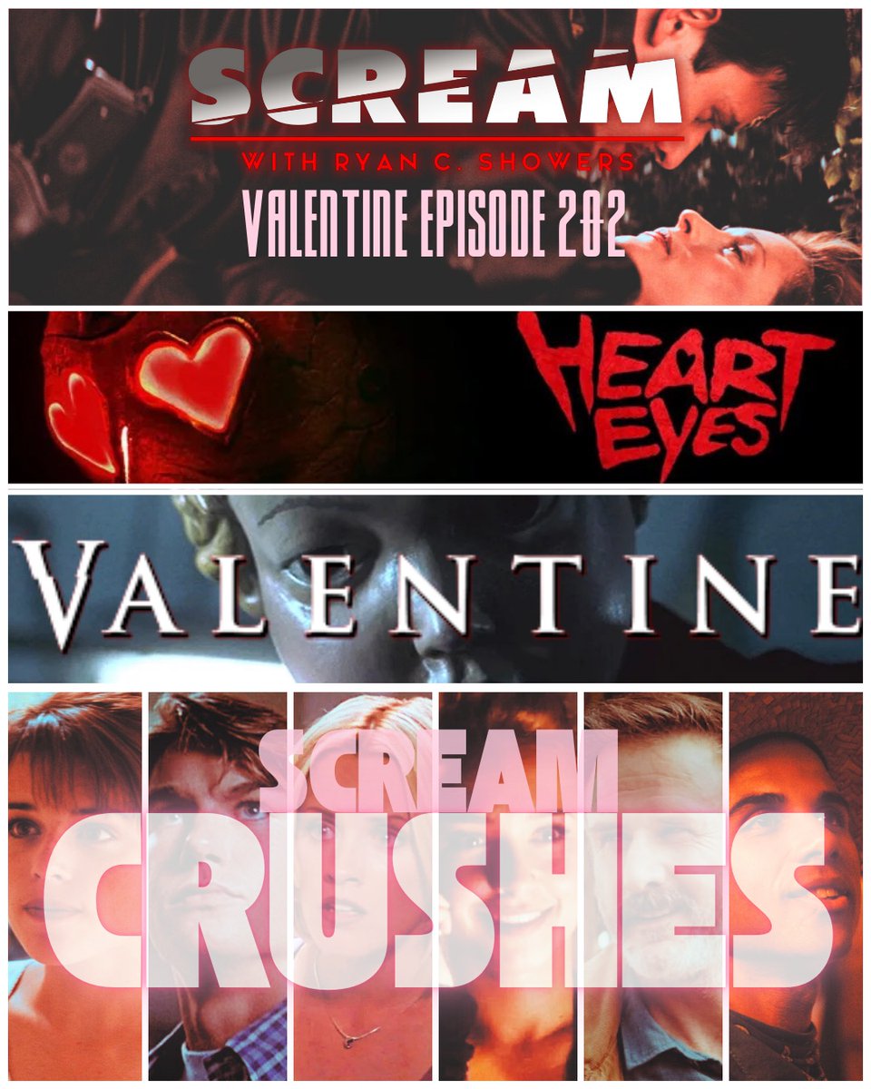 SCREAM with Ryan C Showers Podcast (@screamwithrcs) on Twitter photo New! Ep. 202 - Valentine, Heart Eyes, Scream Crushes, and Oscar Predictions
FEATURING NEW GRAPHIC DESIGN BY <a href="/TJonesFilm/">T Jones</a>!!!
Editor: <a href="/albertmpadilla/">Albert Elzar Mann-uel Padilla</a>
Oscar Predictions Guest: <a href="/mschwartz95/">Michael Schwartz</a>
Editor: @Ninnetimes
Feat. <a href="/podcast_queens/">ScreamQueensPodcast</a> <a href="/Alley_Cat_BSG/">Alley Cat 😈</a> <a href="/Abandon06/">Garrison</a> <a href="/EvansTarick/">Tarick Evans</a> New! Ep. 202 - Valentine, Heart Eyes, Scream Crushes, and Oscar Predictions
FEATURING NEW GRAPHIC DESIGN BY <a href="/TJonesFilm/">T Jones</a>!!!
Editor: <a href="/albertmpadilla/">Albert Elzar Mann-uel Padilla</a>
Oscar Predictions Guest: <a href="/mschwartz95/">Michael Schwartz</a>
Editor: @Ninnetimes
Feat. <a href="/podcast_queens/">ScreamQueensPodcast</a> <a href="/Alley_Cat_BSG/">Alley Cat 😈</a> <a href="/Abandon06/">Garrison</a> <a href="/EvansTarick/">Tarick Evans</a>