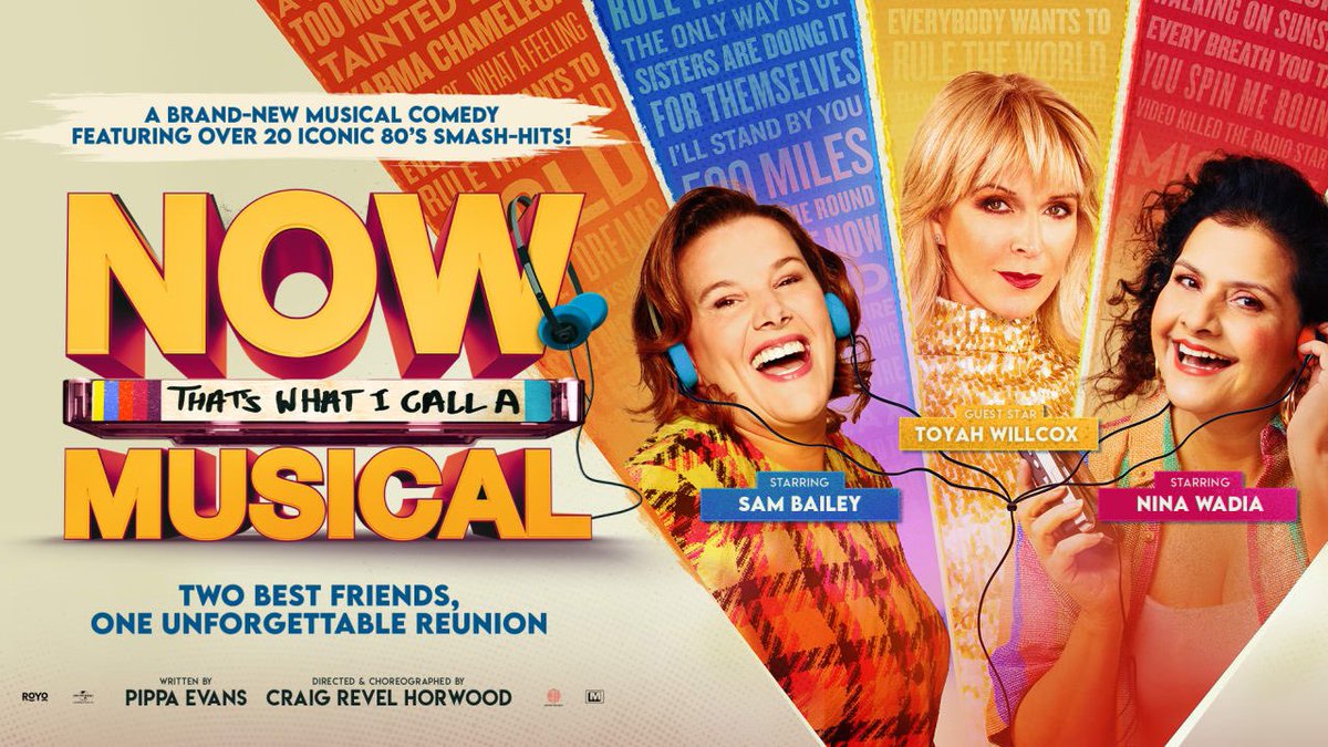 Tonight is an 80s reunion with Now That's What I Call A Musical at <a href="/edinplayhouse/">Edinburgh Playhouse</a>. Starring Sam Bailey, Nina Wadia and Toyah Willcox. Catch it in Edinburgh until Saturday 1st March. #WhatsOn #Musical #Edinburgh #PressNight