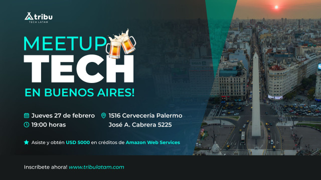 ¡Nos sumamos al Meetup Tech en Buenos Aires! 🚀

Si sos builder, emprendedor o te interesa la innovación, vení a conectar con la comunidad.

📆 Jueves 27 de febrero
🕖 19:00 hs

🔗 Inscribite acá 👇
tribulatam.com/eventos/meetup…

¡Nos vemos ahí! 

 #MeetupTech #Networking #Resiliente