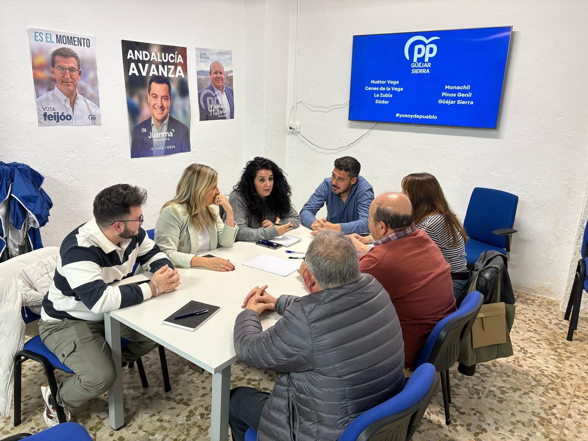 ppguejar's tweet photo. Un encuentro muy fructífero para compartir ideas y hacer crecer la provincia juntos.

Gracias a la diputada provincial por elegir Güéjar Sierra como escenario de esta reunión. https://t.co/NzFSDGZCEB