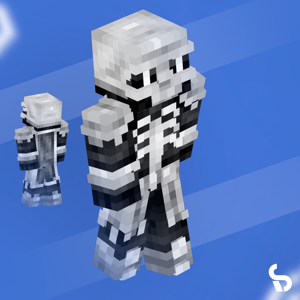 ~ Skin 
Skeleton Knight  

Using <a href="/blockbench/">Blockbench</a>

#Minecraft #minecraft建築コミュ #Blockbench #マイクラフト #にゃんこ大戦争