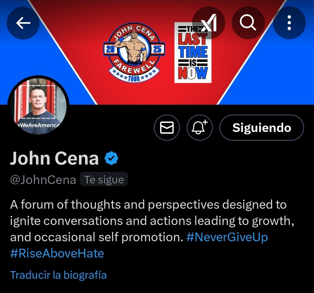 WefLucha's tweet image. Me siguen Liv Morgan y John Cena.
(Lo vuelvo a publicar porque lo elimine del hilo sin querer.)