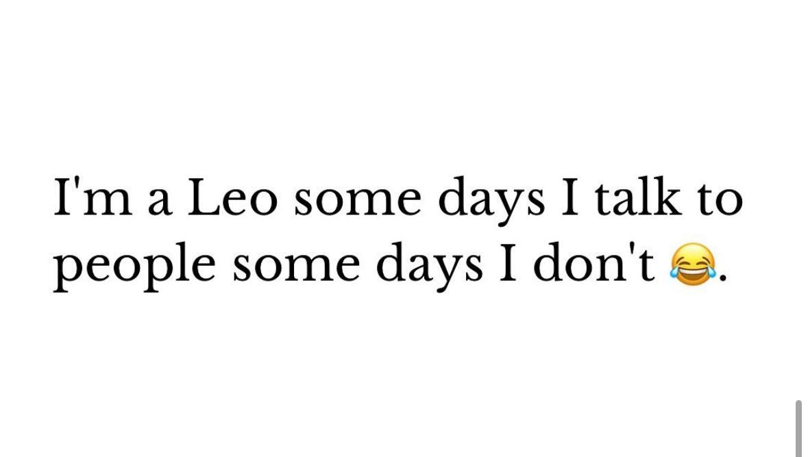 #Leo facts 👏🏼