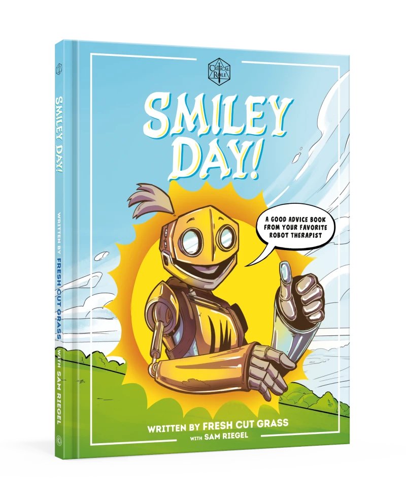 Critical Role is publishing an advice book from the perspective of Fresh Cut Grass, featuring writing by Sam Riegel.