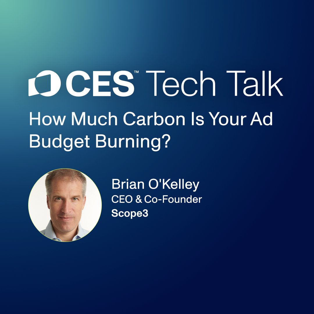 Brian O’Kelley, CEO &amp; Co-Founder of Scope3, joins <a href="/JamesKotecki/">James Kotecki</a> in the CES C Space Studio to discuss <a href="/Scope3/">Scope3</a>’s role in reducing the technology footprint. Hear how Scope3 is helping companies minimize digital waste, benefiting both the environment and their pocket.