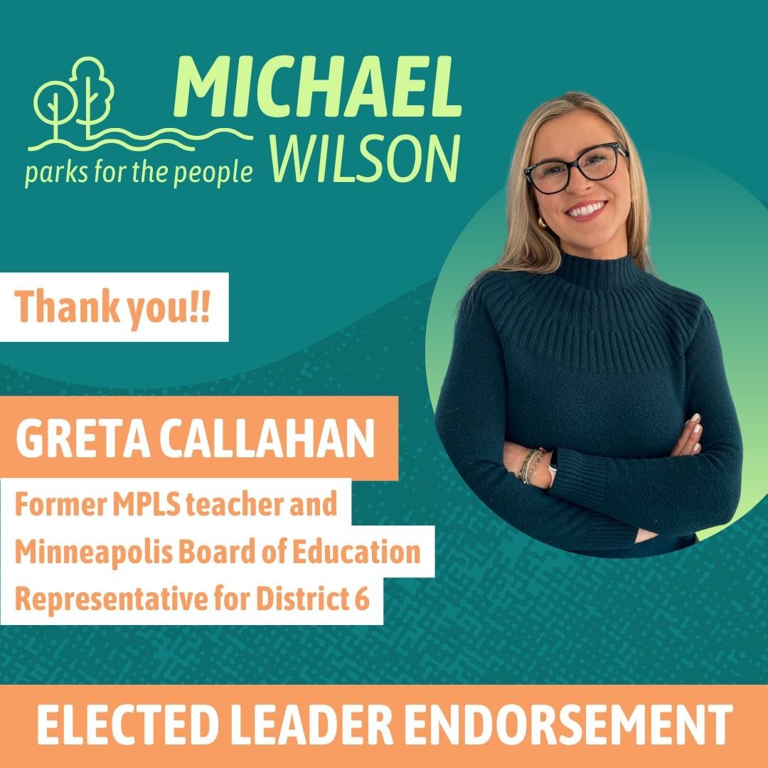 Thank you <a href="/GretaforMPS6/">Greta Callahan for School Board</a>!