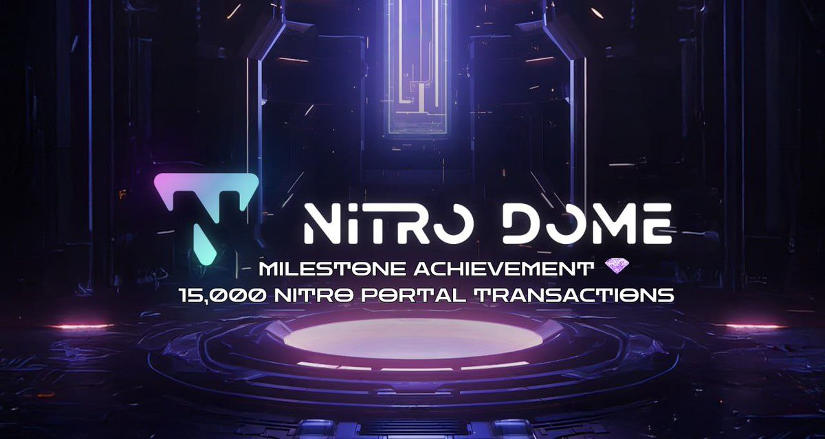 15,000 NitroPortal Transactions Achieved! 🚀

🔥 Milestone Unlocked! We’ve officially hit 15,000 transactions on NitroPortal! Our ecosystem is thriving, and every transaction brings us closer to a fully interconnected #Web3 future.

From minting #NFTs to transferring assets