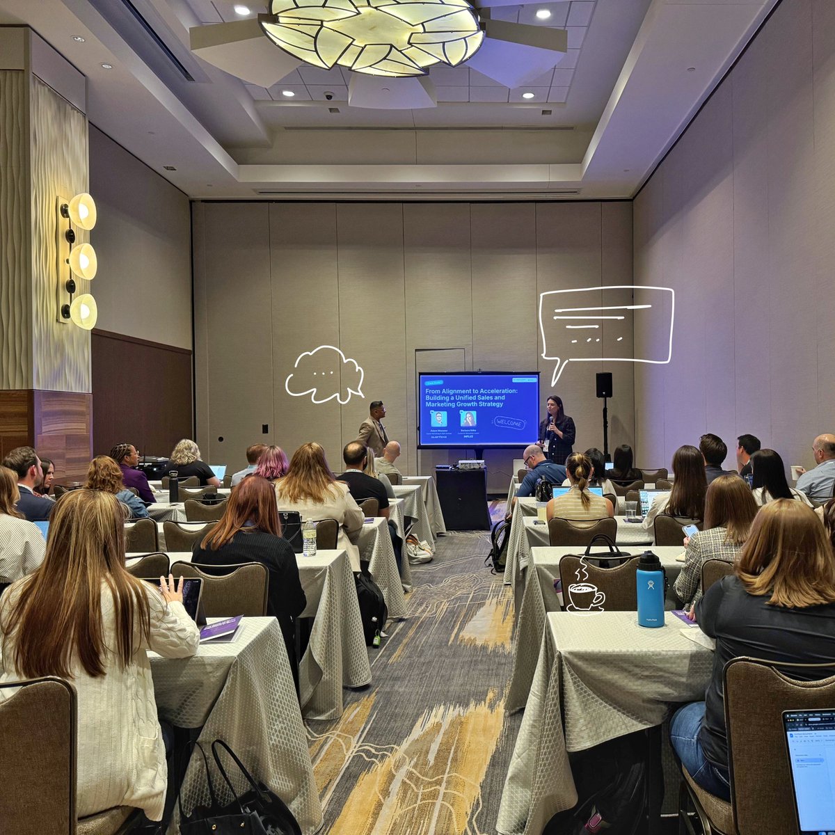 Enterprise deals are like a maze with misfired ads, lost signals, and vanished champions. The way out? True sales &amp; marketing alignment.

But how often does it happen?

Let’s talk about it at #B2BMX! Visit booth 401 for our data-driven report &amp; win an AirTag🎯