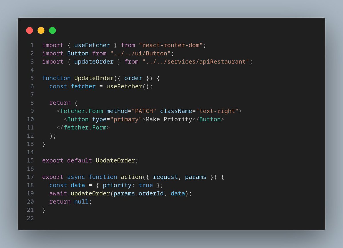 isaacmakinde_'s tweet image. - Using fetcher.Form, I was able to submit updates without causing a navigation event, making for a smoother user experience.

🚀🚀Excited to move on to the next challenge!
#React #FrontendDevelopment #ReactRedux