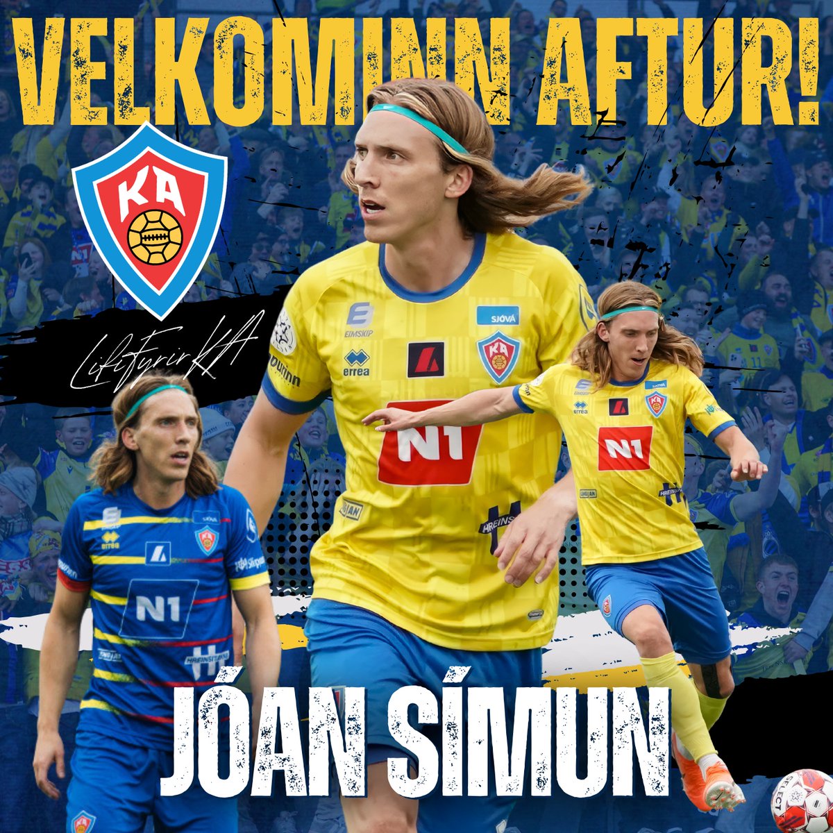 ✍🏻🤝Velkominn aftur í KA Jóan Símun Edmundsson! #LifiFyrirKA <a href="/bestadeildin/">Besta deildin</a> ka.is/ka/frettir/joa…