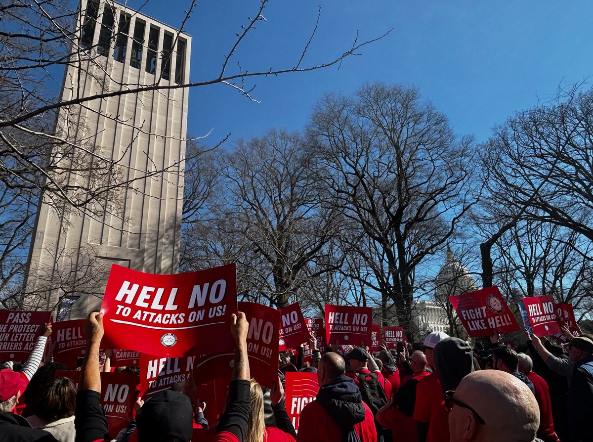 As @NALC_national President @brianrenfroe19 said yesterday, letter carriers keep our country running. They deliver mail, prescriptions, and ballots. But Trump wants to dismantle the Postal Service. We won’t stand by while they try to gut this essential service.