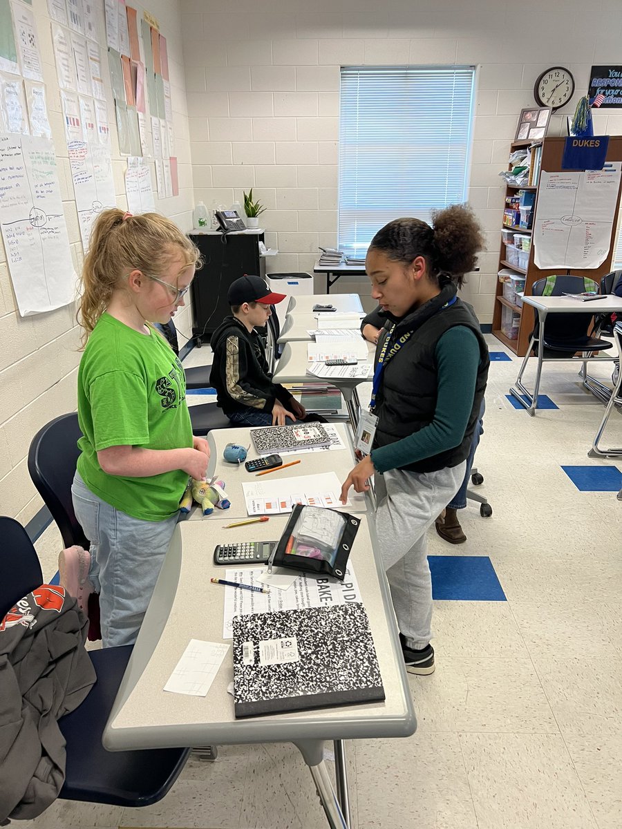 My Math 6 <a href="/cms_dukes/">cms_dukes</a> students took turns presenting and visiting the mini projects completed on ratios and proportions today. #5Cs #WeAreCuCPS #MathIsEasy #TalkingIsHard