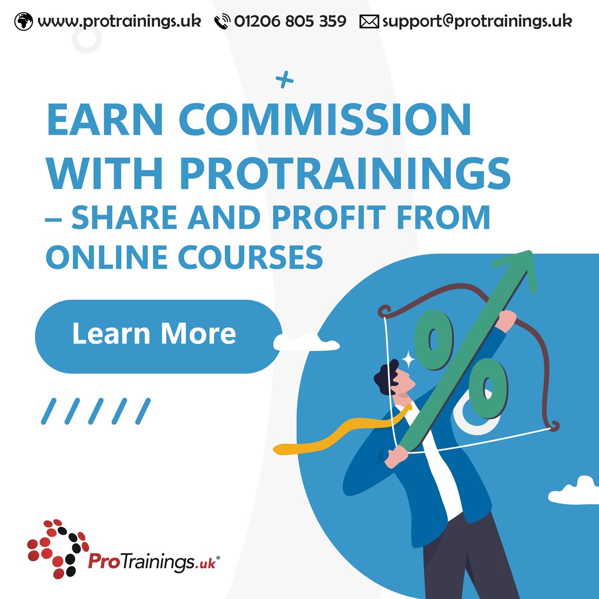 ProTrainingsUK's tweet image. 💸 Earn Commission with ProTrainings! 💸
Discover how you can share our online courses and earn commission with ease.
📖 Read our latest blog post to learn more 👉 [protrainings.uk/blog/earn-comm…]

Start sharing, start earning!

#ProTrainings #AffiliateProgramme
