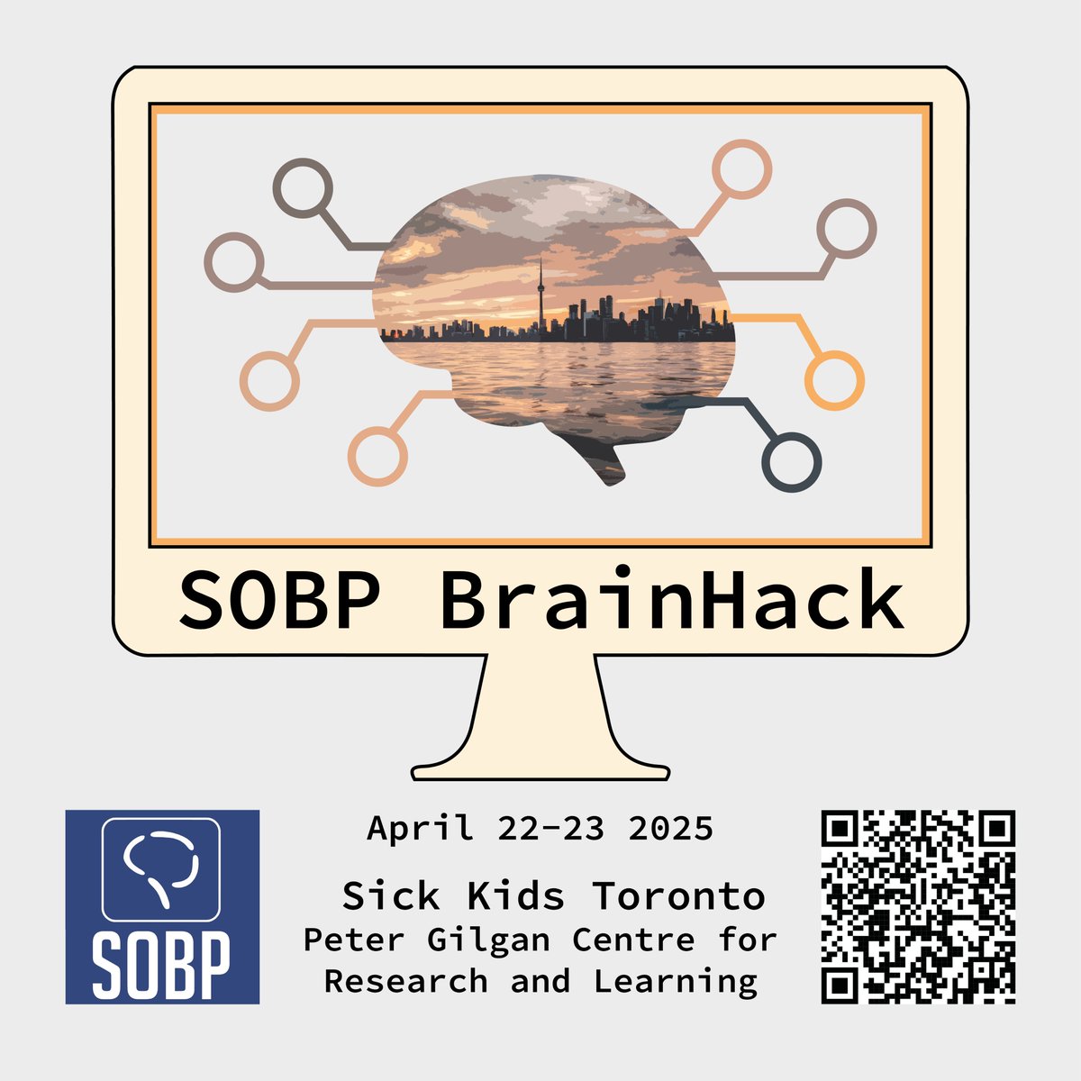 Join us for BrainHack just prior to SOBP Meeting in Toronto; April 22-23, 2025!