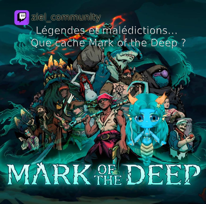 NerilysSeahorse's tweet photo. 📢 LIVE DÉCOUVERTE – Mark of the Deep 🏴‍☠️
Légende ou malédiction ? 👀 Ce jeu cache des secrets bien enfouis… et on va les découvrir ENSEMBLE ! 🔥

Viens plonger avec moi dans l’inconnu ! 🎮👇

 https://t.co/cRFiwBrf9j

#MarkOfTheDeep #TwitchFR #LiveGaming #teamrecif https://t.co/uRPep5mCwg