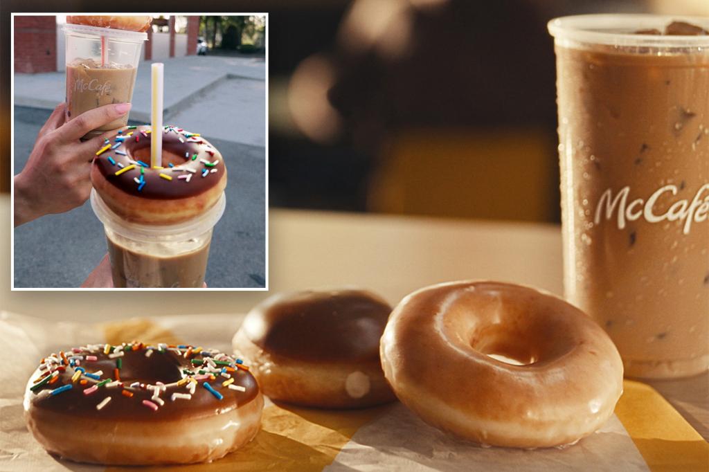 McDonald’s amps up breakfast menu with bagel sandwiches, Krispy Kreme donuts nationwide for first time trib.al/lqhvKJc