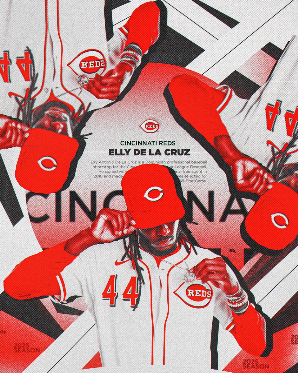 Elly De La Cruz “La Cocoa”👹 #smsports #sportsdesign #cincinnnati