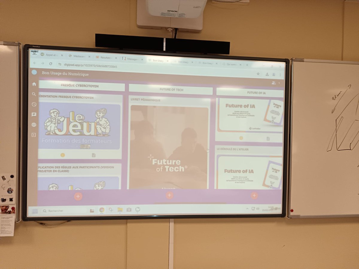 AndreDelme's tweet image. 💻🖥#SaferInternetDay , nos élèves de 3eme ont bénéficié d&apos;un atelier de sensibilisation aux impacts environnementaux 🌱 et sociaux 🤝 du #numerique à travers le jeu Future of the Tech, édité par l&apos;association Latitudes. 
futureoftech.fr
@dane_nancy_metz @Krebsth67