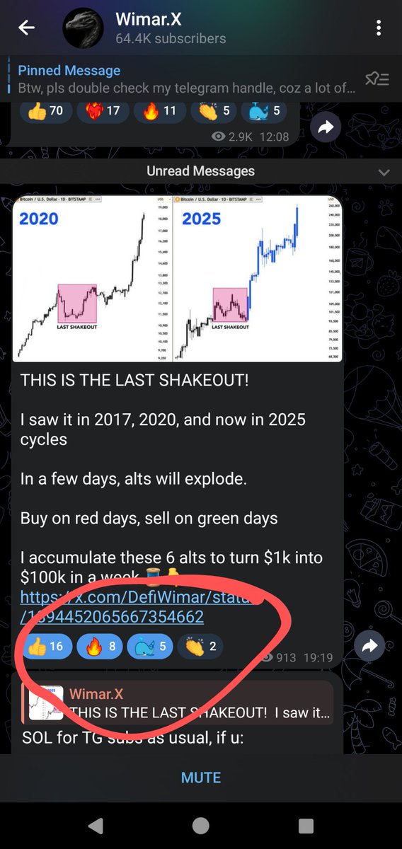 Easycryptolife's tweet photo. @DefiWimar I don't have much but i gave you a star on telegram 

DYkaUcv7naxtiXGv4ii4EVtLdrVsTvbiRBXYm3UhKPzX https://t.co/VAvzLG8V7q