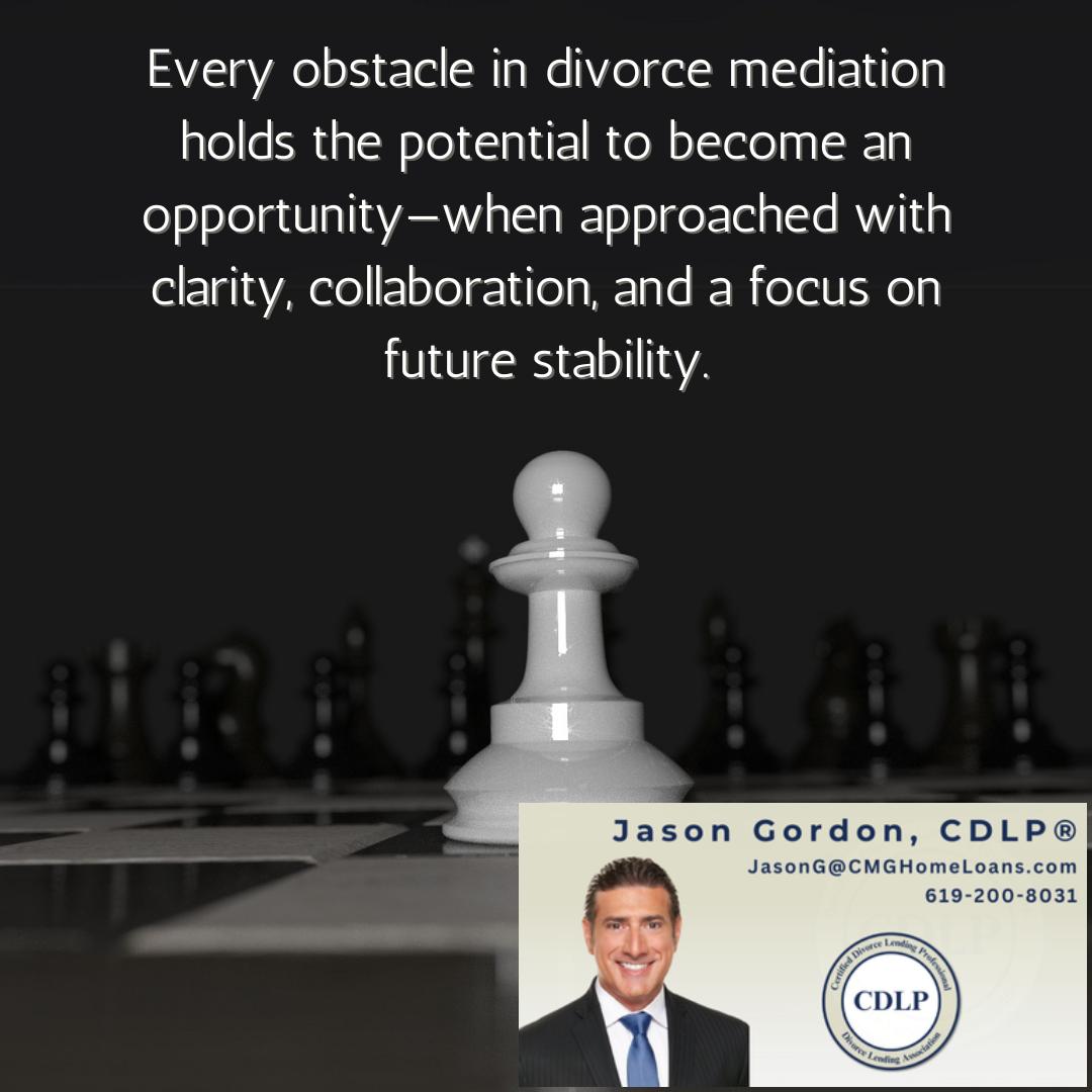 Every challenge in divorce mediation is an opportunity in disguise—when approached with clarity, collaboration, and a future-focused strategy. If you’re handling a divorce case where real estate is involved, let’s connect to explore how I can help turn challenges into solutions.