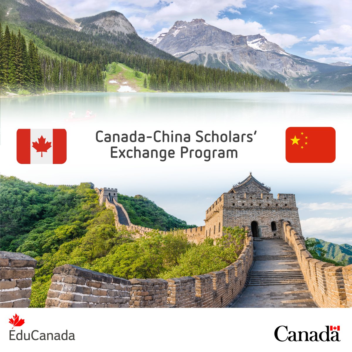 The 2025-2026 Canada-China Scholars’ Exchange Program competition is closing soon! Visit the EduCanada website for more information: loom.ly/EwFRTl0