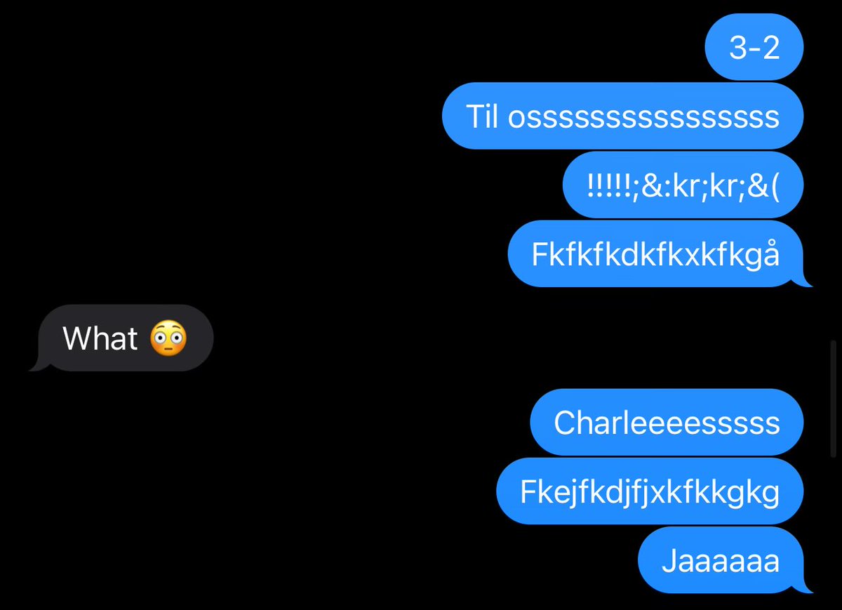 Jeg tog det stille og roligt, da jeg skulle opdatere min bedre halvdel, der ikke kunne se kampen 😅