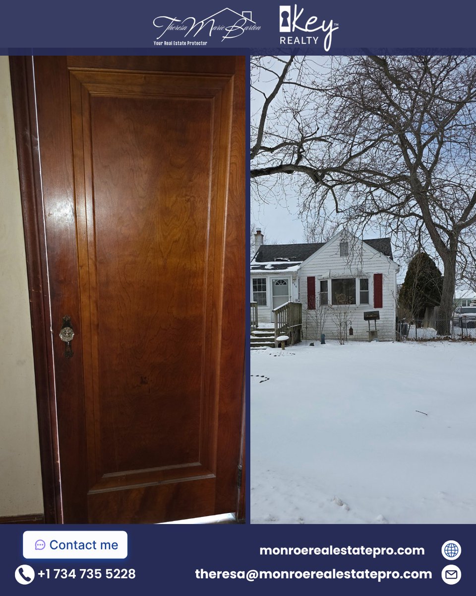 tbarton2's tweet photo. This 2-bedroom, 2-bathroom ranch offers great potential for the savvy buyer #JustListed #TemperanceMI #DreamHome #RealEstateForSale #MichiganHomes #NewListing #KeyRealty #TheresaBartonRealEstate 🏡🔑 https://t.co/9qfdluVfWu
