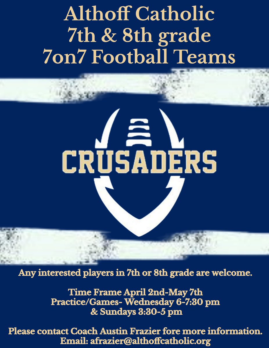 Althoff Catholic Football tweet media