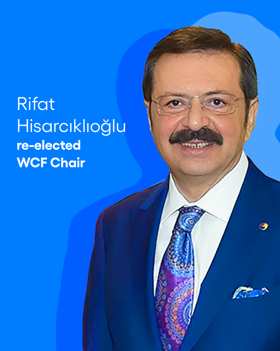 International Chamber of Commerce (@iccwbo) on Twitter photo Congratulations to Rifat Hisarcıklıoğlu for being re-elected Chair of the ICC World Chambers Federation. 🎉
<a href="/RHisarciklioglu/">Rifat Hisarcıklıoğlu</a>'s three-year mandate will begin on 1 July 2025, following formal ratification by the ICC World Council in June.
More here 🔗 bit.ly/3Q7ywrF Congratulations to Rifat Hisarcıklıoğlu for being re-elected Chair of the ICC World Chambers Federation. 🎉
<a href="/RHisarciklioglu/">Rifat Hisarcıklıoğlu</a>'s three-year mandate will begin on 1 July 2025, following formal ratification by the ICC World Council in June.
More here 🔗 bit.ly/3Q7ywrF