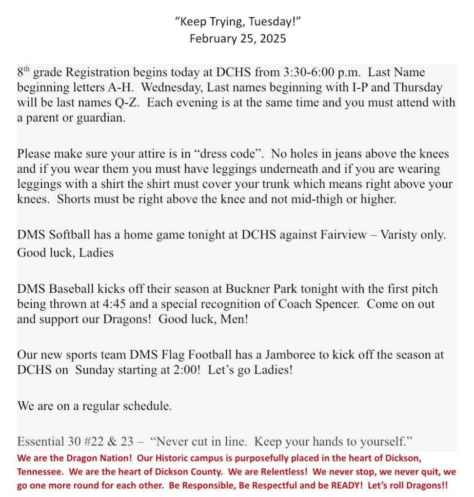 DicksonMiddleSchool (@dmsdragons) on Twitter photo 