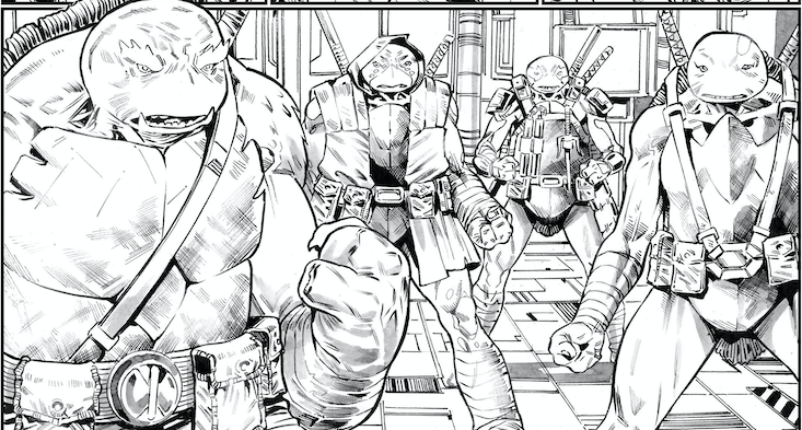 TomWaltz's tweet photo. Odyn says, "#TMNT: The Last Ronin -- Re-Evolution #5 is rock solid!"
How can you NOT trust that cuddly tank?
In stores soon from @IDWPublishing!
#TheLastRonin #Odyn #Moja #Yi #Uno @TMNT https://t.co/5x1Jk5wtxH