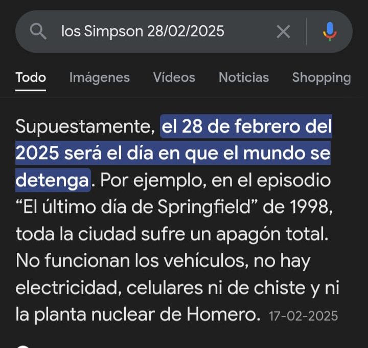 FerradaRafa's tweet photo. ¡Los Simpson Siempre lo supieron todo! #SinLuz #CorteDeLuz https://t.co/ezCT454E4i