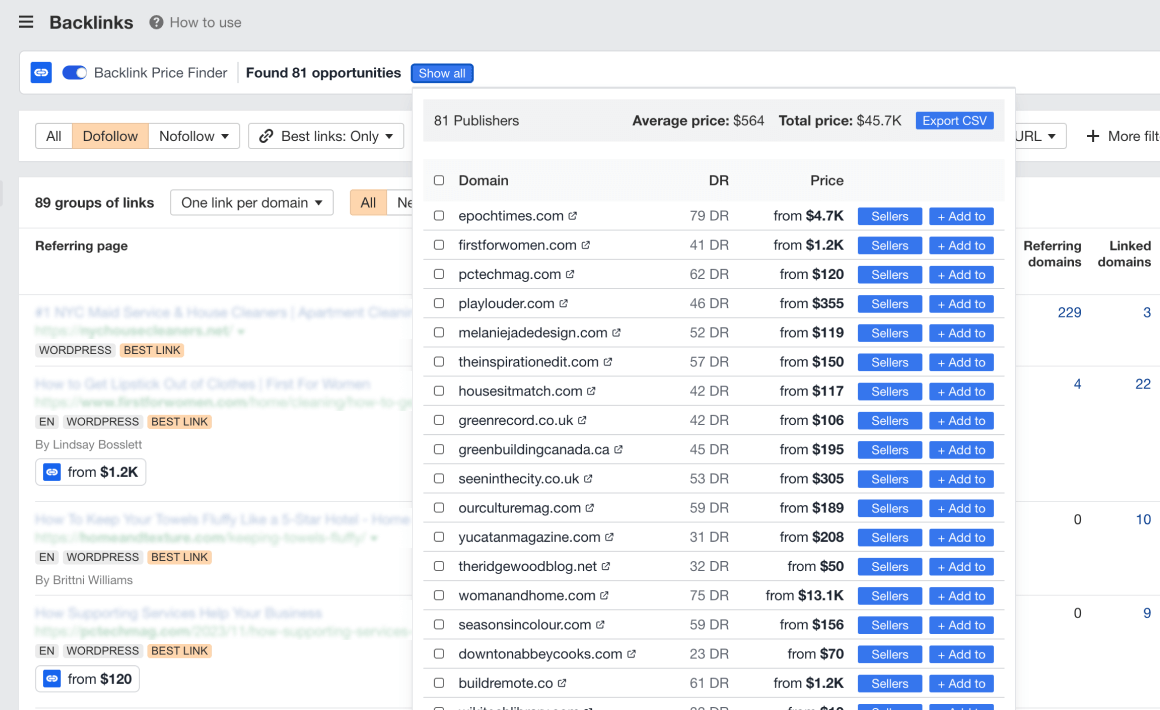 dmytrope's tweet image. A month ago, I launched one of the most valuable Chrome extensions for SEO link building you’ll ever find. It’s a tool I originally made for myself, but then decided to make public.
What does it do?
It shows you the best prices for guest post placements across multiple…
