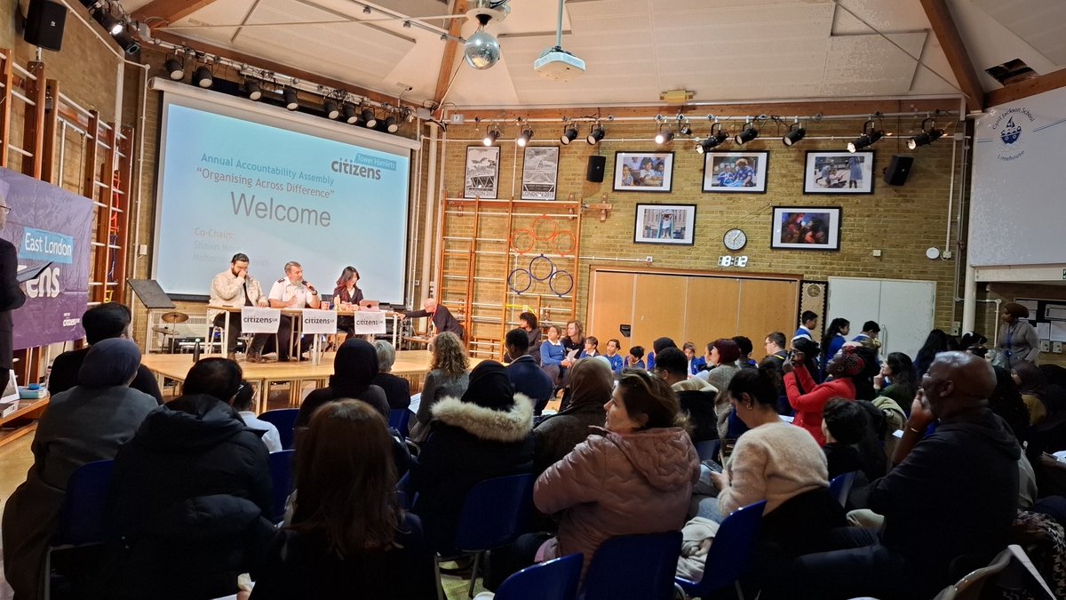 Tower hamlets delegate assembly at <a href="/cyriljacksonsch/">Cyril Jackson School</a>, more than 200 leaders from 18 member organisations attended the assembly.  
<a href="/telcocitizens/">TELCO CITIZENS</a> <a href="/Women100uk/">Women1000 Citizens</a> 

Organising across difference