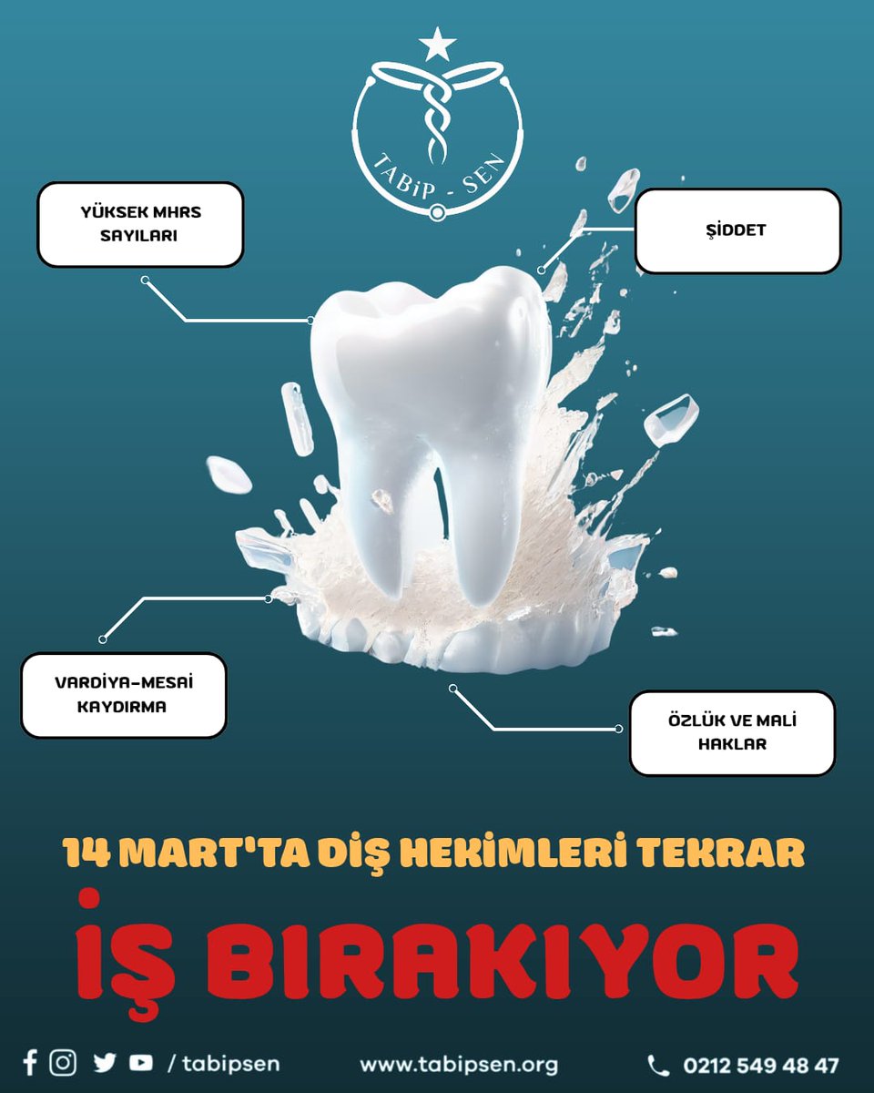 m_m_clb's tweet photo. İnsanı tedavinin; Ucuzu, vasatı, çabuğu olamayacağı gibi,
Diş Hekiminin de az çalışanı, çok çalışanı olamaz. 
Diş Hekimi mesleğini Deontolojik standartlara uygun icra edebilmeli ve mesleğinin onuruna yakışır haklarına da erişebilmelidir. https://t.co/YVH3kzNGBf