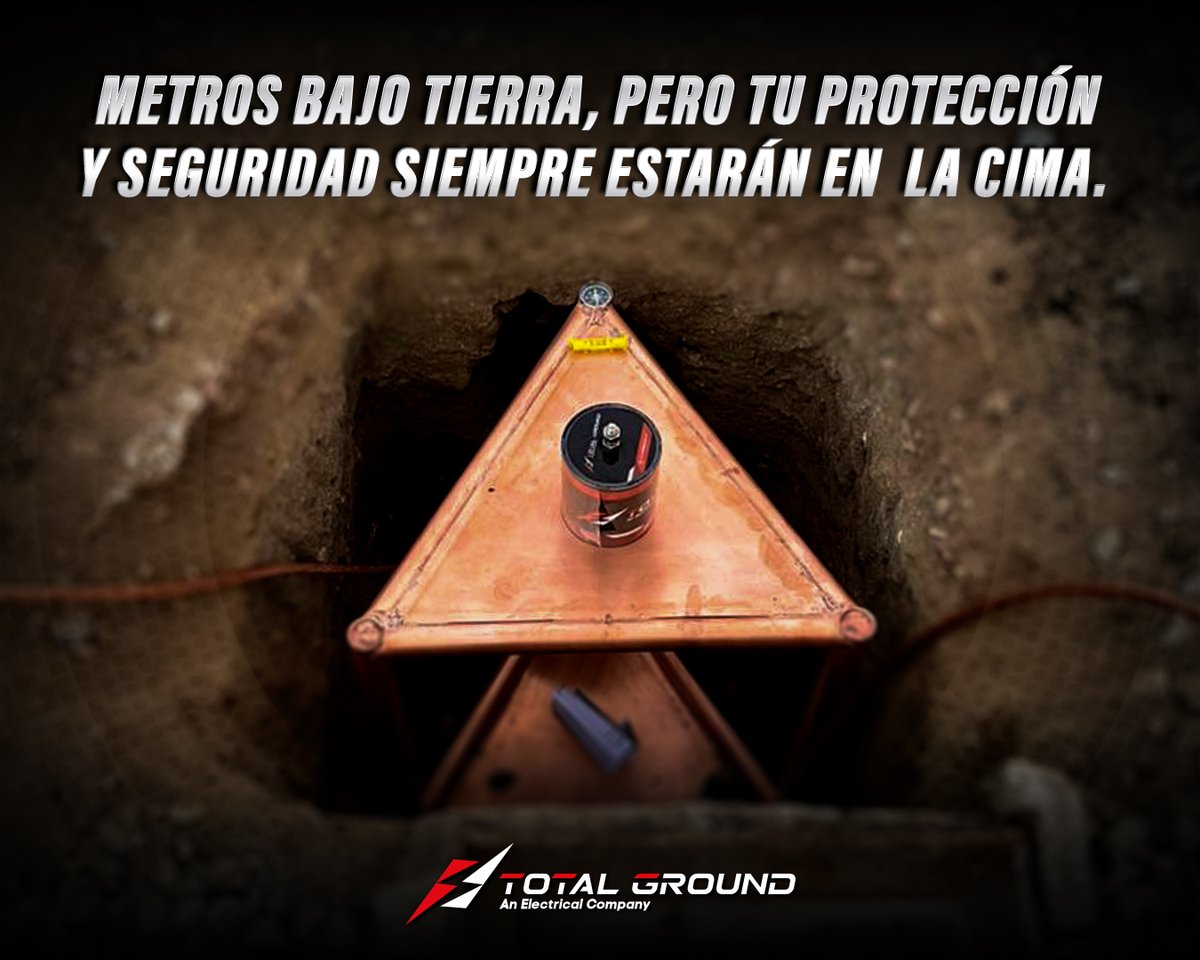 Nuestra prioridad es brindarte la mayor seguridad, con el respaldo de 25 años de experiencia. 👷
#TIERRASFISICAS #sistemadepuestaatierra #electrodos #SeguridadEléctrica #TotalGround  #SeguridadIndustrial #empresamexicana #solucioneseléctricasavanzadas #ingenieríaeléctrica