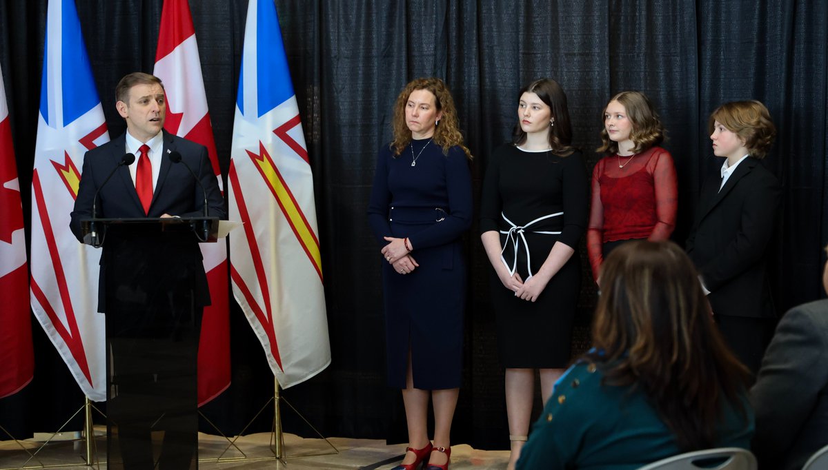 Thank you Premier Furey for your unwavering dedication and service as Newfoundland and Labrador’s 14th Premier.

Your leadership has guided our province with vision, resilience, and heart, always striving for a brighter future.