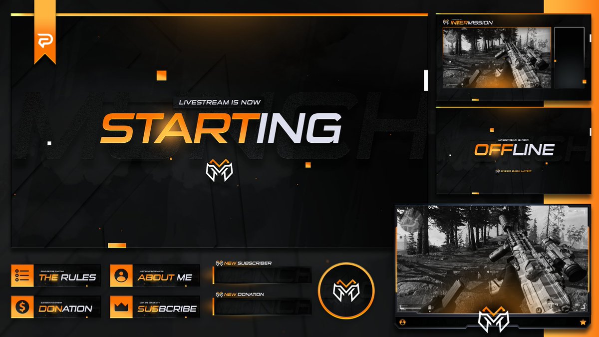 Clean Stream Package for my client: Munch

If your overlays aren’t making an impact, let’s fix that!
PlasmaDesigns.co ✍️