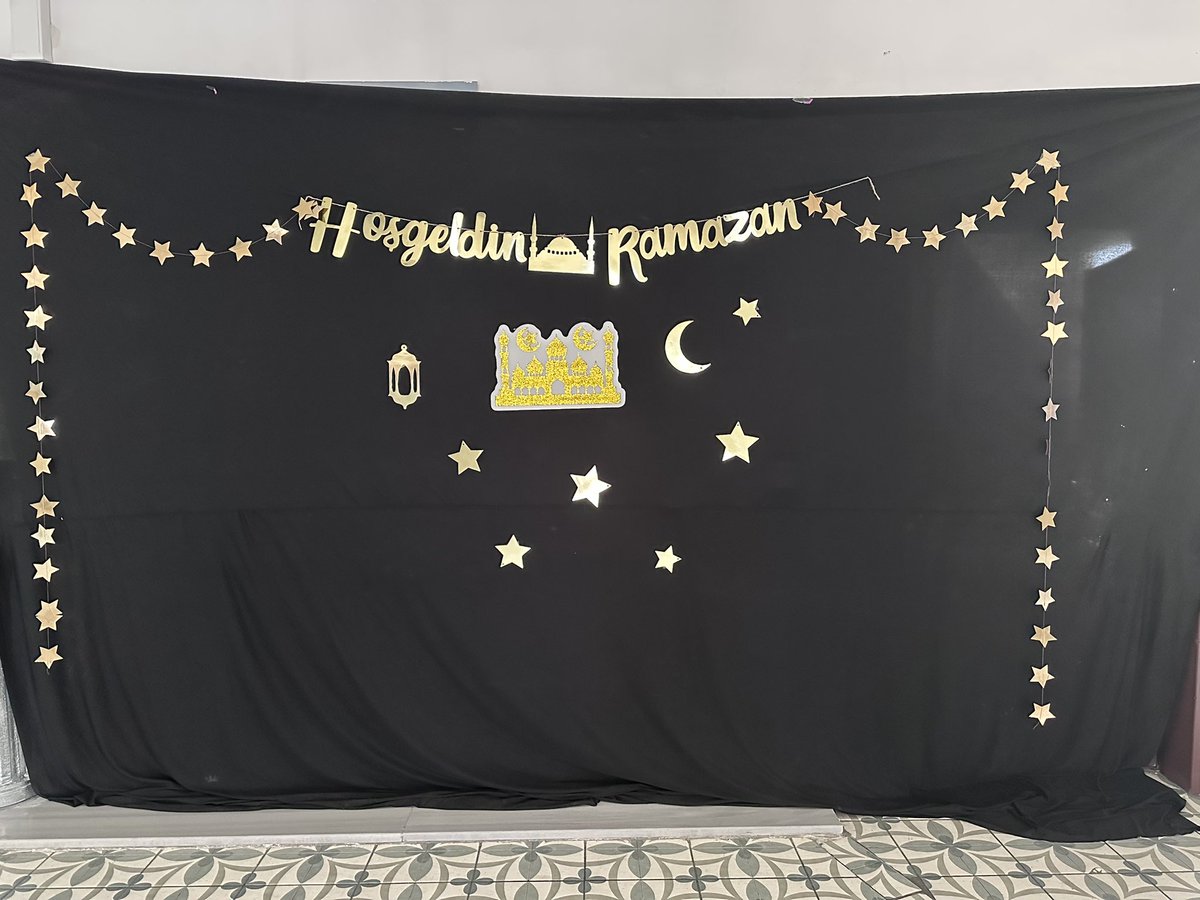Okulumuzun Ramazan Sokağı hazir 🕌🌙