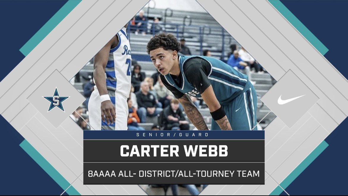 Siegel Men’s Basketball (@siegelmbb) on Twitter photo Congrats to <a href="/imCwebb/">CARTER WEBB</a> on being named ALL-DISTRICT and ALL-TOURNAMENT Team! Congrats to <a href="/imCwebb/">CARTER WEBB</a> on being named ALL-DISTRICT and ALL-TOURNAMENT Team!