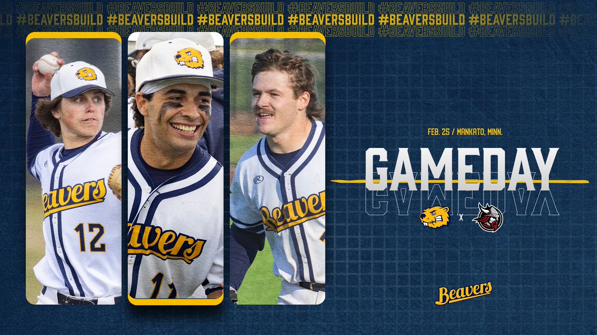 Going for the series win in Mankato!

⚾️ BVU at Bethany Lutheran
⚾️ Tuesday, Feb. 25 at noon
⚾️ WATCH: umacsportsnetwork.com/bethanyvikings
⚾️ STATS: livestats.blc.edu/bb

#d3baseball #BeaversBuild